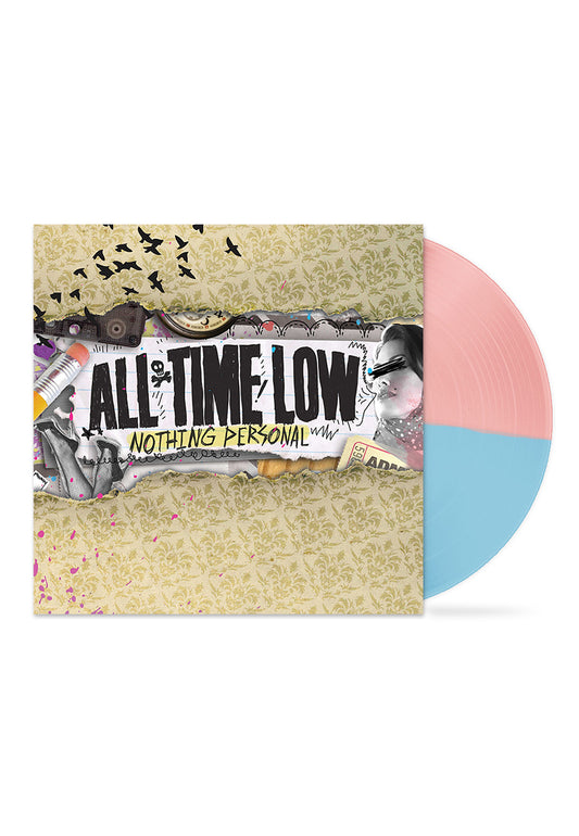 All Time Low - Nothing Personal Half Pink/Blue - Colored LP | Neutral-Image