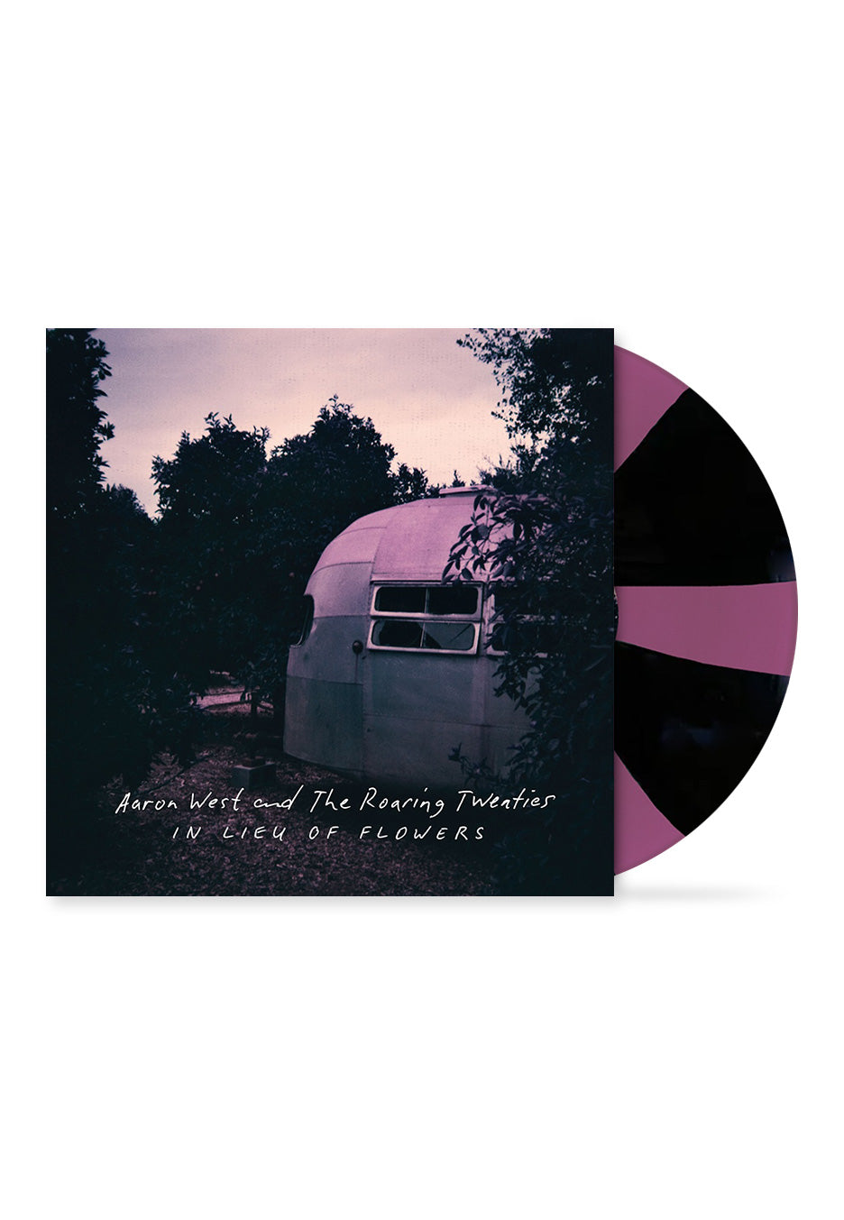 Aaron West and The Roaring Twenties - In Lieu Of Flowers Purple & Black Pinwheel - Colored Vinyl | Neutral-Image