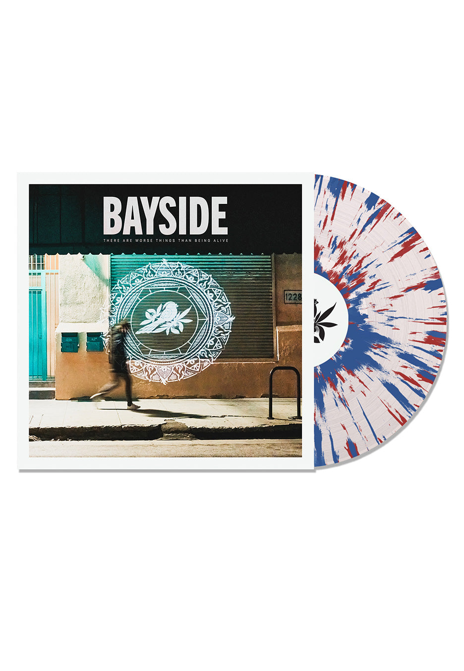 Bayside - There Are Worse Things Than Being Alive w/ Red & Blue - Splattered Vinyl | Neutral-Image