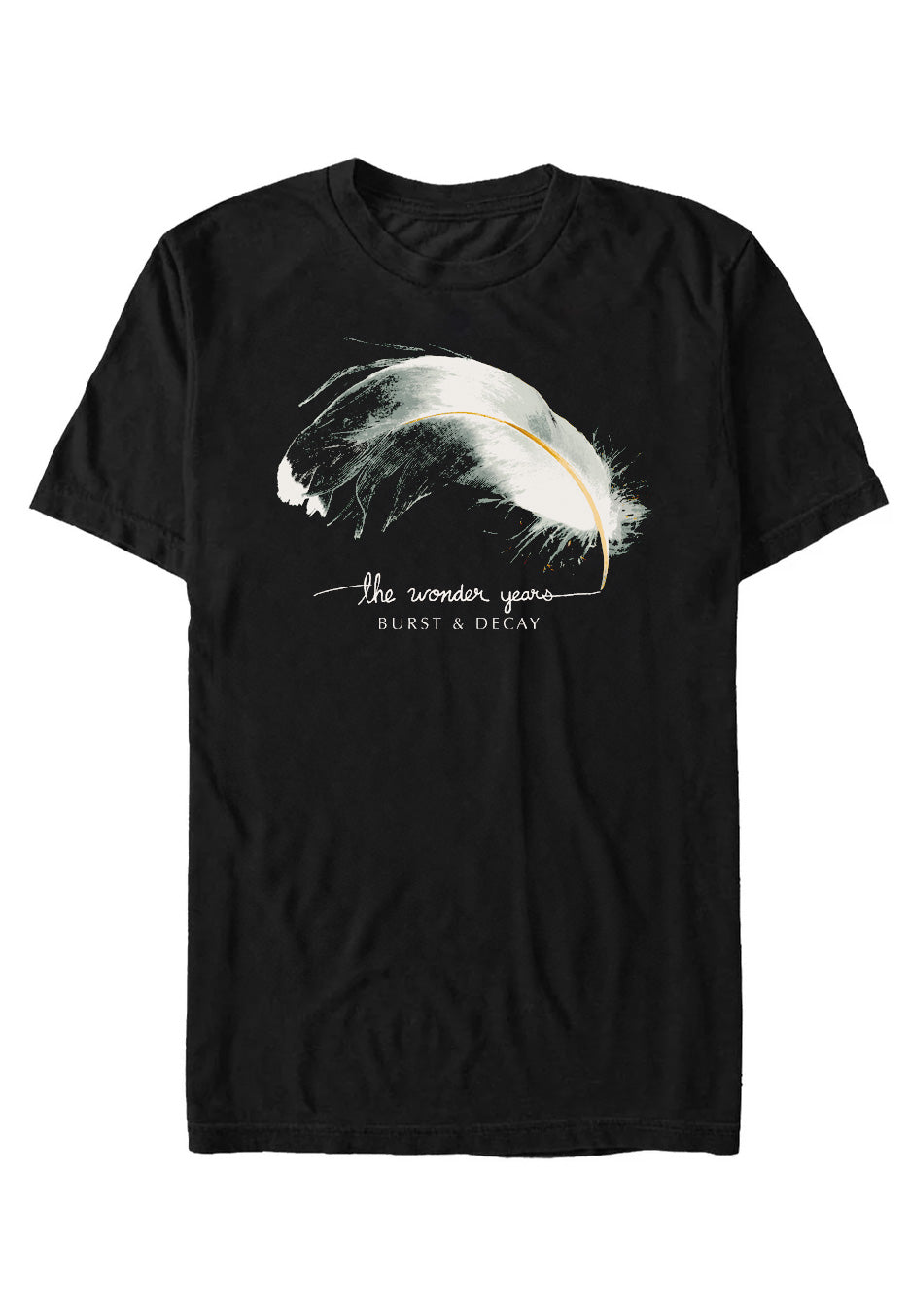 The Wonder Years - Burst & Decay Feather - T-Shirt | Neutral-Image