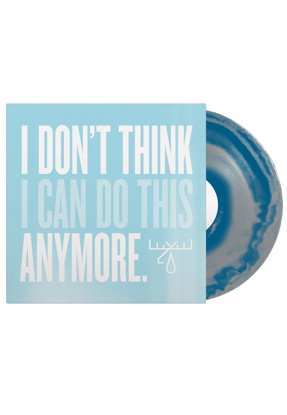 Moose Blood - I Don't Think I Can Do This Anymore Silver Blue Swirl - Colored LP | Neutral-Image