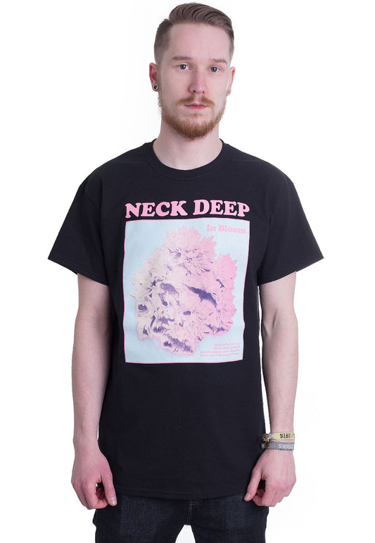 Neck Deep - Bloom Flowers - T-Shirt | Men-Image