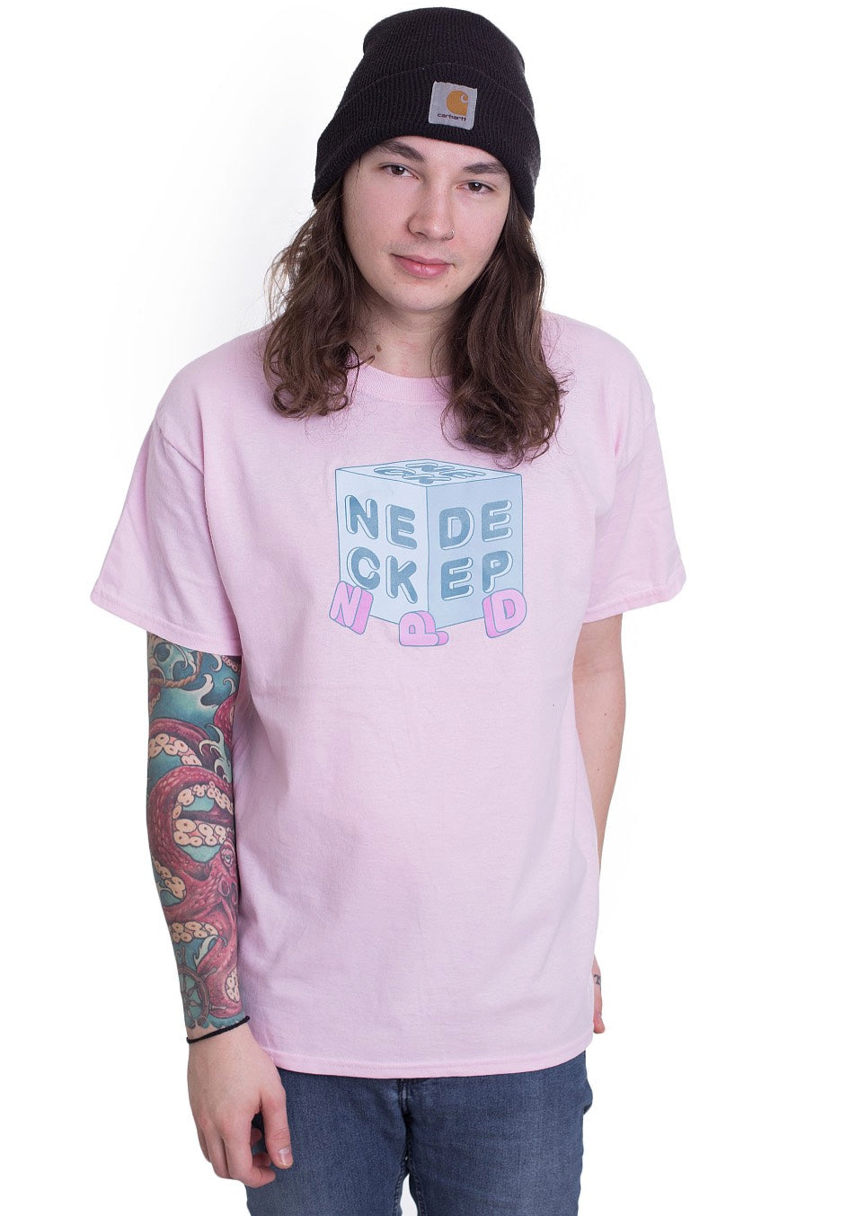 Neck Deep - Letter Toy Light Pink - T-Shirt | Men-Image