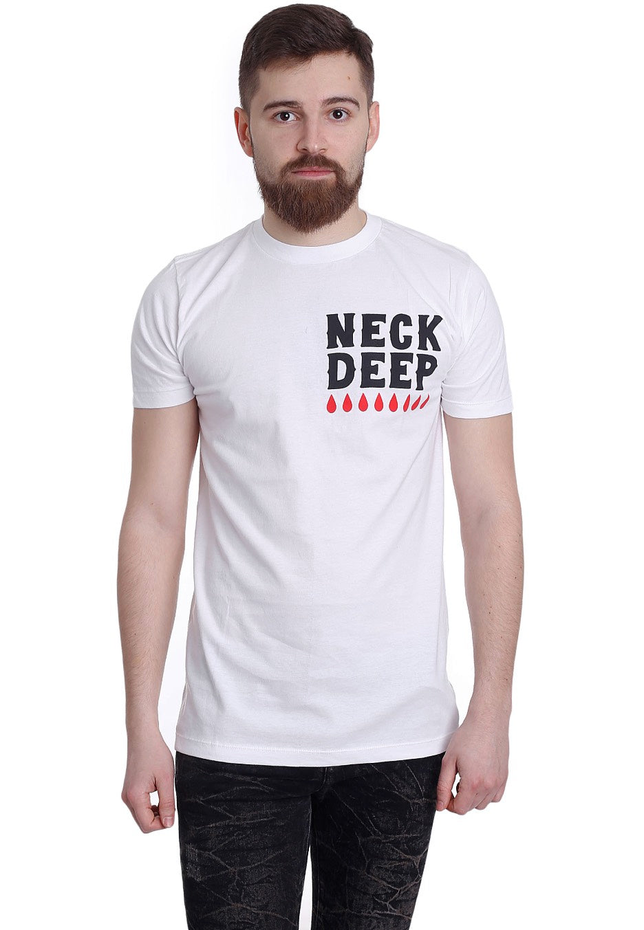 Neck Deep - Panther White - T-Shirt | Men-Image