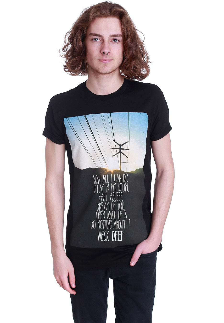 Neck Deep - A Part Of Me Lyric - T-Shirt | Men-Image