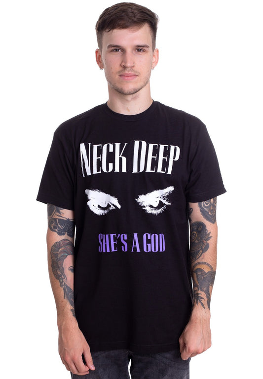 Neck Deep - She's A God - T-Shirt | Men-Image